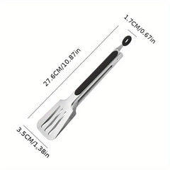 1pc Stainless Steel BBQ Tong Kitchen Utensil