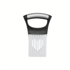 Onion Holder Slicer Vegetable Tools Stainless Steel Cutting Kitchen Gadget
