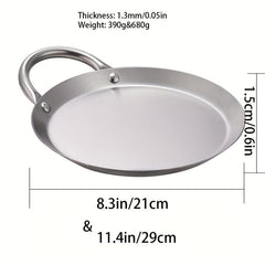 Stainless Steel Crepe Pans 21 08cm 28 Comal Griddle Induction Cooker Cookware