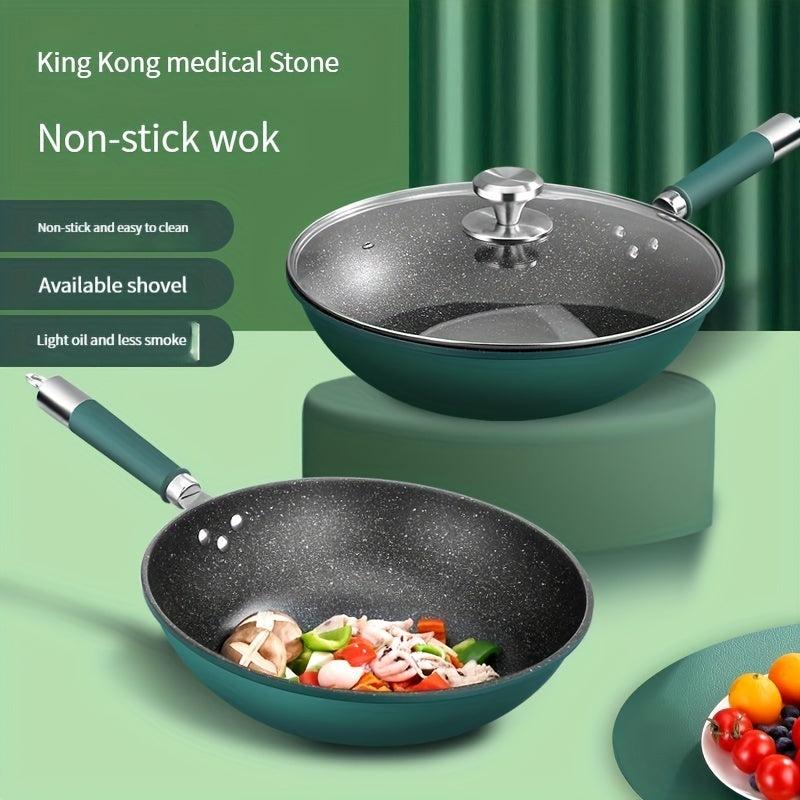 Non Stick Cast Iron Skillet Egg Fry Pan For Gas Stove Top And Induction Cooker