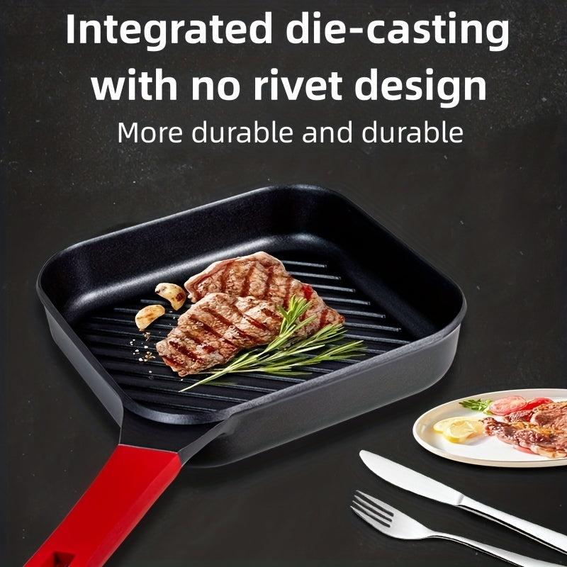 Diamond Steak Frying Pan Non Stick Aluminum Alloy