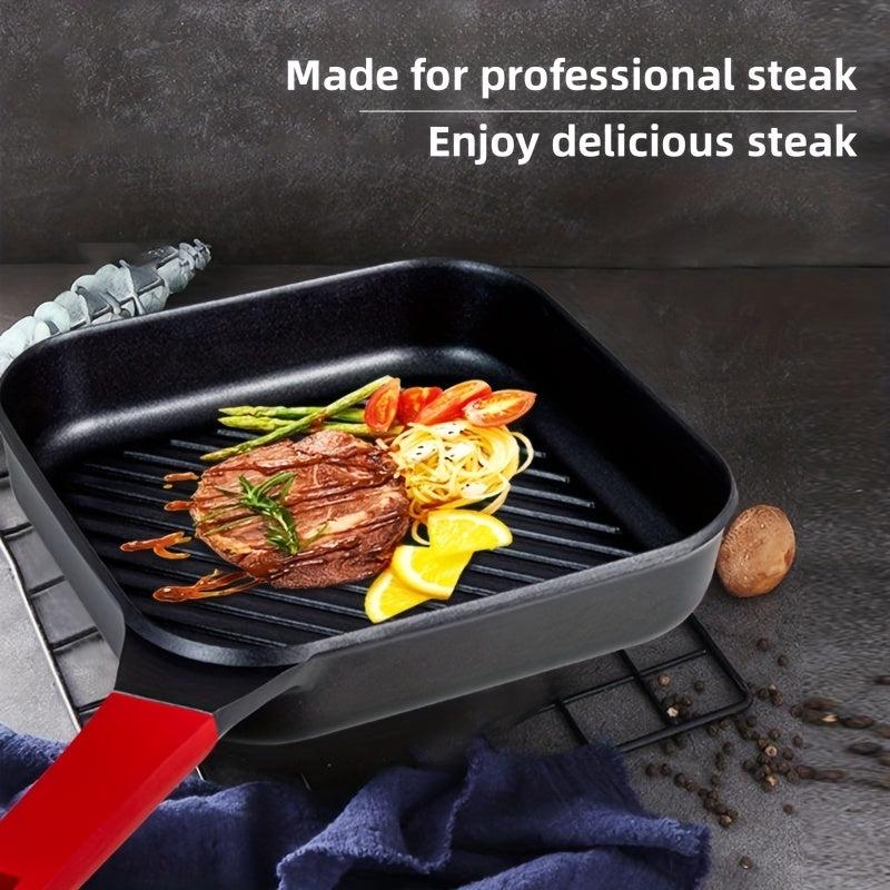 Diamond Steak Frying Pan Non Stick Aluminum Alloy