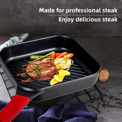 Diamond Steak Frying Pan Non Stick Aluminum Alloy