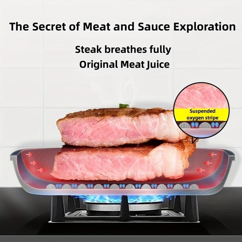 Diamond Steak Frying Pan Non Stick Aluminum Alloy