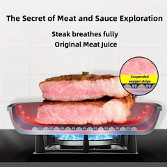 Diamond Steak Frying Pan Non Stick Aluminum Alloy