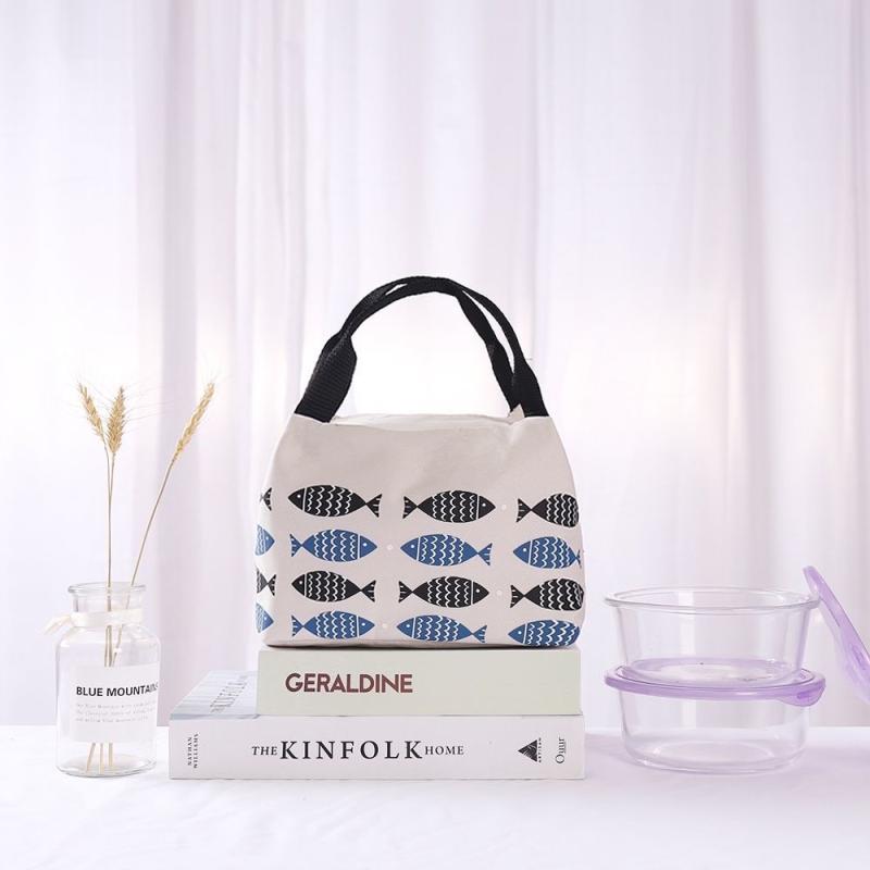 Insulated Lunch Bag Oxford Cloth Aluminum Foil Lining