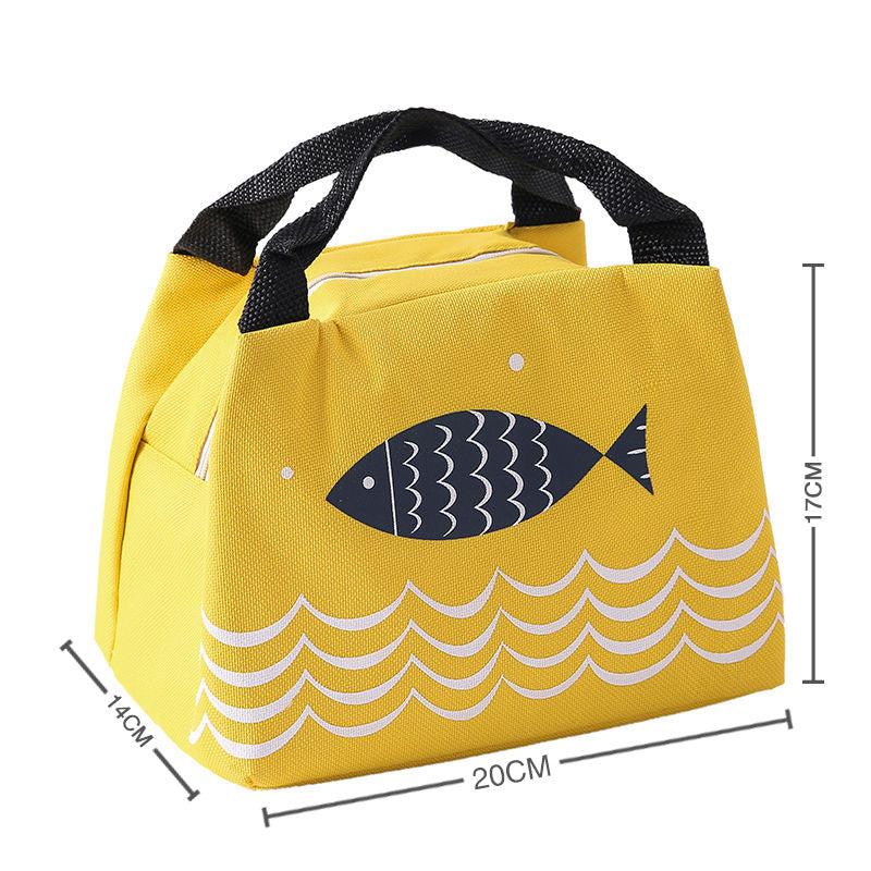 Insulated Lunch Bag Oxford Cloth Aluminum Foil Lining