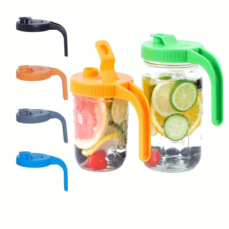 Wide Mouth Mason Jar Lid w/ Handle 86mm Kitchen Accessory