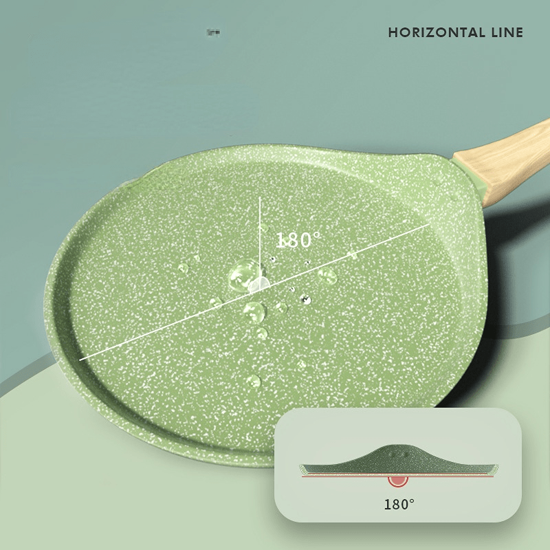 Iomai Stone Non-stick Frying Pan 17.6 inch Wok Pancake Egg Steak Frying Pot