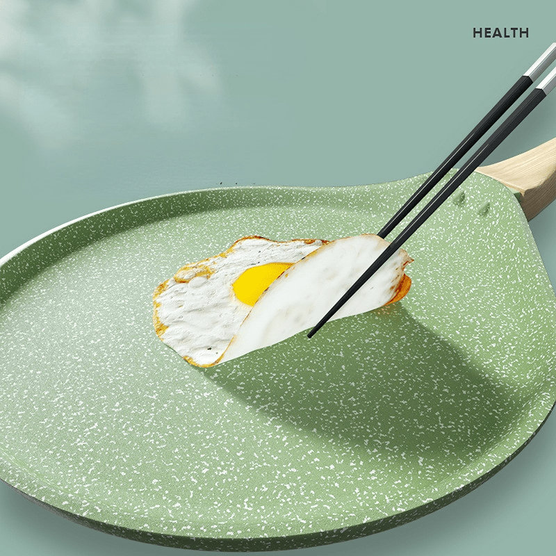 Iomai Stone Non-stick Frying Pan 17.6 inch Wok Pancake Egg Steak Frying Pot