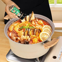 Micro Pressure Cooker 11 42'' Saucepan Soup Pot Clear Glass Cover