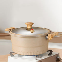 Micro Pressure Cooker 11 42'' Saucepan Soup Pot Clear Glass Cover