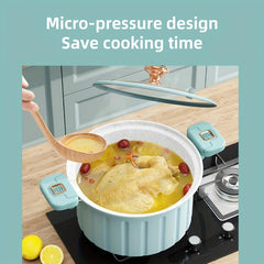 27 Saucepan Enamel Soup Pot Micro Pressure Cooker