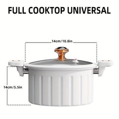 27 Saucepan Enamel Soup Pot Micro Pressure Cooker