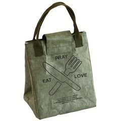 Insulated Lunch Box Bag Bento Bag Aluminum Foil Hand Ice Bag for Camping Picnic