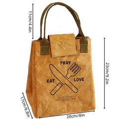 Insulated Lunch Box Bag Bento Bag Aluminum Foil Hand Ice Bag for Camping Picnic