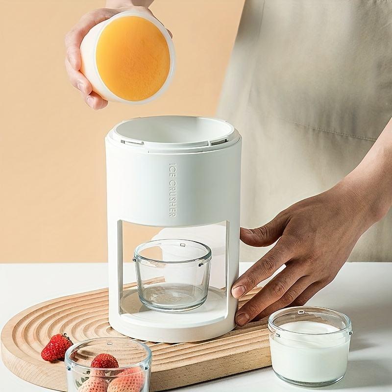 Hand-cranked Ice Shaver Crusher for Cold Drinks - DIY Ice Maker for Summer