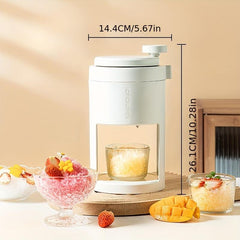 Hand-cranked Ice Shaver Crusher for Cold Drinks - DIY Ice Maker for Summer