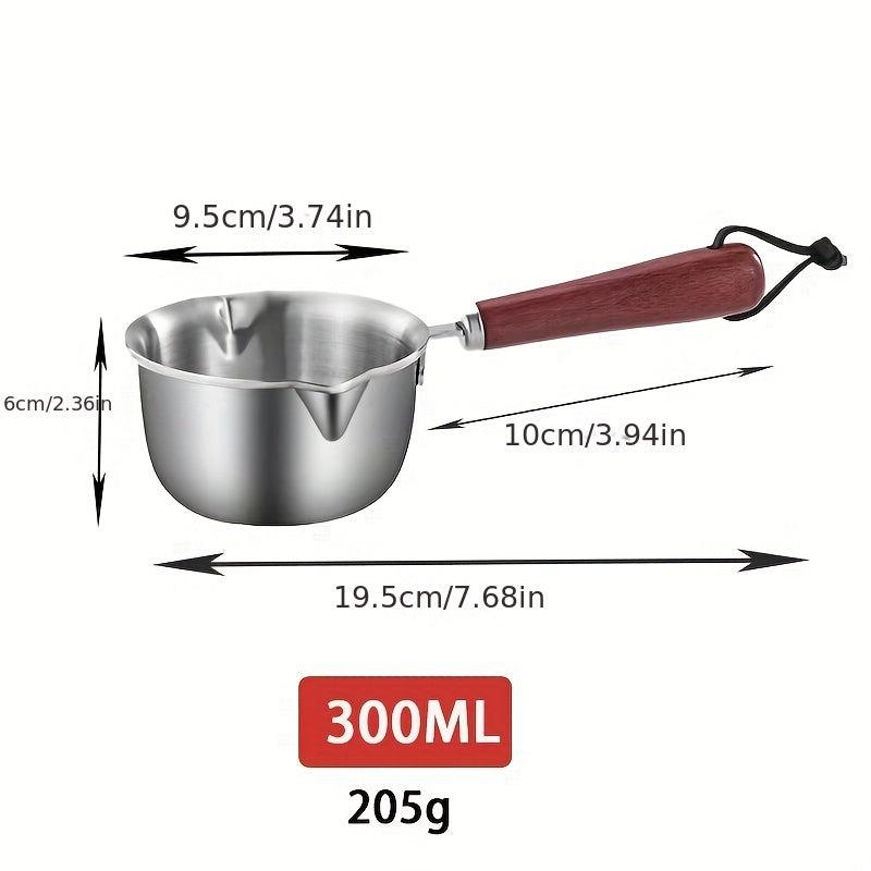2pcs Stainless Steel Double Boiler Pots - Chocolate Melting Pot Butter Warmer