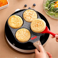 Durable 4 Cup Frying Pan 19cm Nonstick Pancake Skillet Sectional Egg Fry Pan