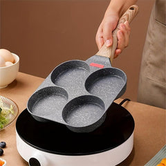 Durable 4 Cup Frying Pan 19cm Nonstick Pancake Skillet Sectional Egg Fry Pan