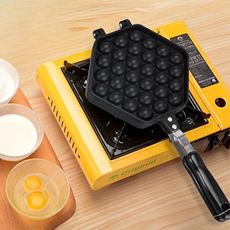 Hong Kong Egg Waffle Maker 21 01cm Non Stick Double Sided Frying Pan