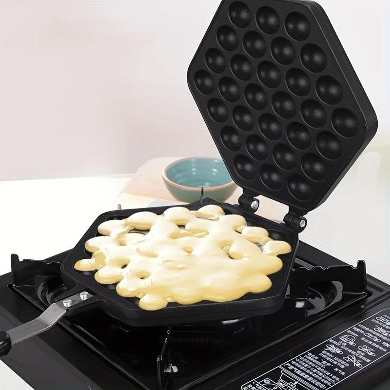 Hong Kong Egg Waffle Maker 21 01cm Non Stick Double Sided Frying Pan