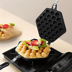 Hong Kong Egg Waffle Maker 21 01cm Non Stick Double Sided Frying Pan