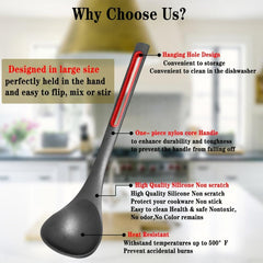 Silicone Kitchen Utensils Set, Heat Resistant, Dishwasher Safe