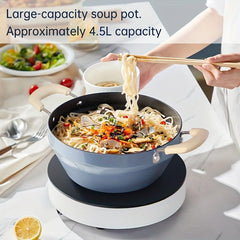 9.45'' Stainless Steel Saucepan With Strainer