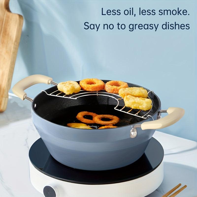 9.45'' Stainless Steel Saucepan With Strainer