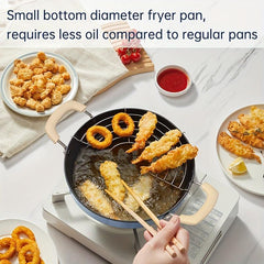 9.45'' Stainless Steel Saucepan With Strainer