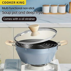 9.45'' Stainless Steel Saucepan With Strainer