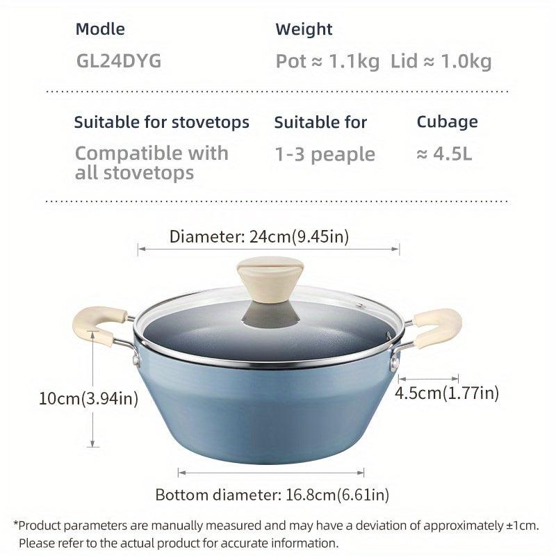9.45'' Stainless Steel Saucepan With Strainer