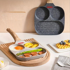 3-in-1 Skillet for Pancake Omelet Burger Making Cookware