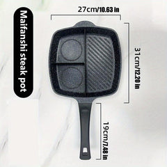 3-in-1 Skillet for Pancake Omelet Burger Making Cookware