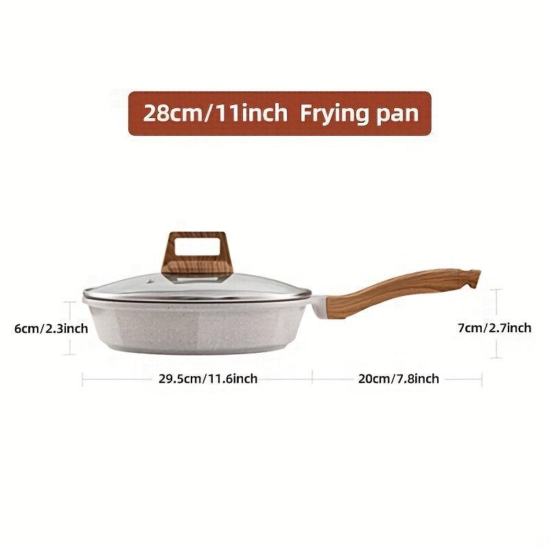 Nonstick Aluminum Frying Pan for Gas Stove Top & Induction Cooker