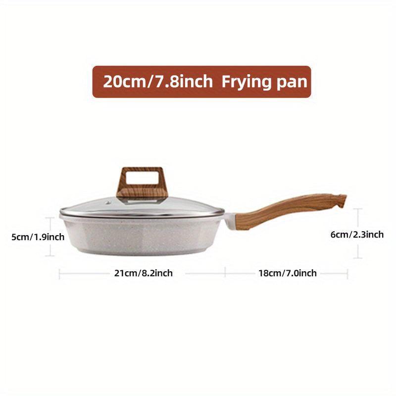 Nonstick Aluminum Frying Pan for Gas Stove Top & Induction Cooker