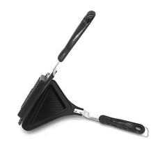 Triangle Hot Sandwich Maker - Non Stick Aluminum Double Sided Sandwich Pan