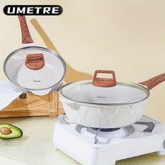 Nonstick Frying Pan 23 27 Granite Skillet Egg Fry Pan Induction Cooker Kitchen