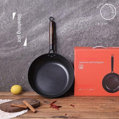 Cast Iron Frying Pan Non Stick Skillet Egg Fry Pan Pancake Pan