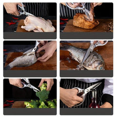 Kitchen Scissors Stainless Steel Multifunctional Food Shears Ultra Sharp Utility