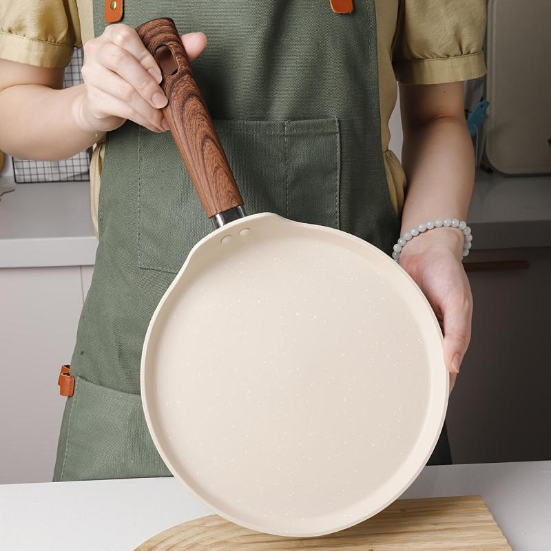 1pc Aluminum Crepe Pan for Tortillas Quesadillas Fajitas Pancakes
