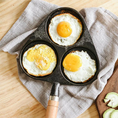 Nonstick Cast Iron Omelette Pan for Home Cooking