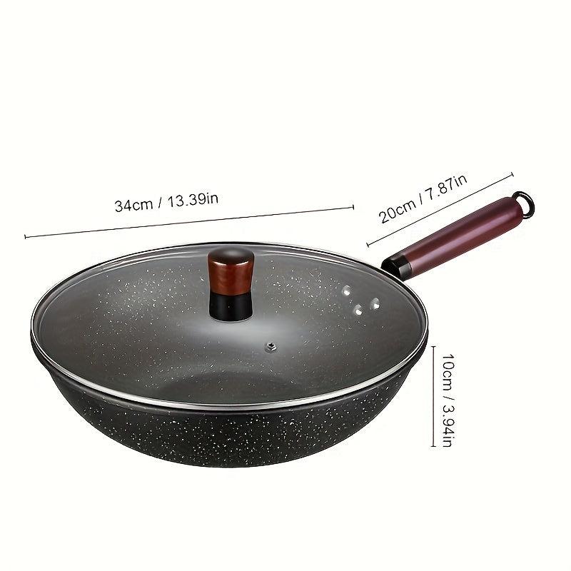 Non Stick Maifan Stone Skillet for Gas & Induction Cooker
