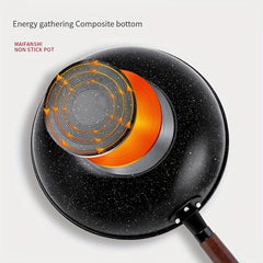 Non Stick Maifan Stone Skillet for Gas & Induction Cooker