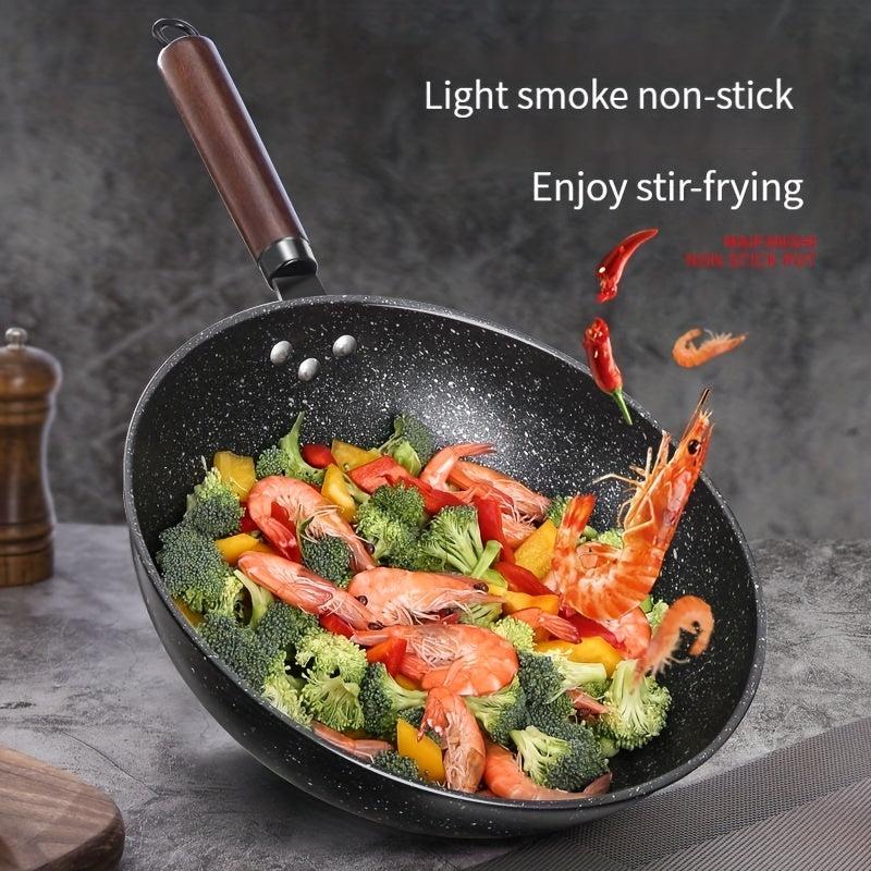 Non Stick Maifan Stone Skillet for Gas & Induction Cooker