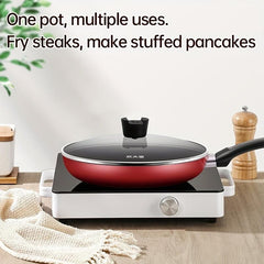 Non Stick Cast Iron Skillet for Gas Stove Top and Induction Cooker