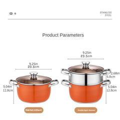 Large Capacity Stainless Steel Soup Steamer Pot