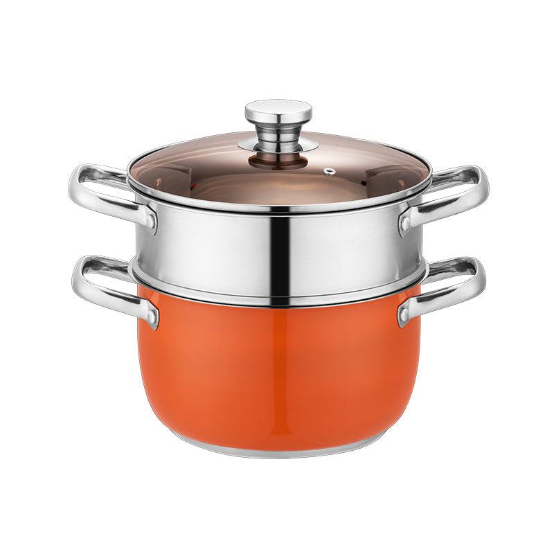 Large Capacity Stainless Steel Soup Steamer Pot